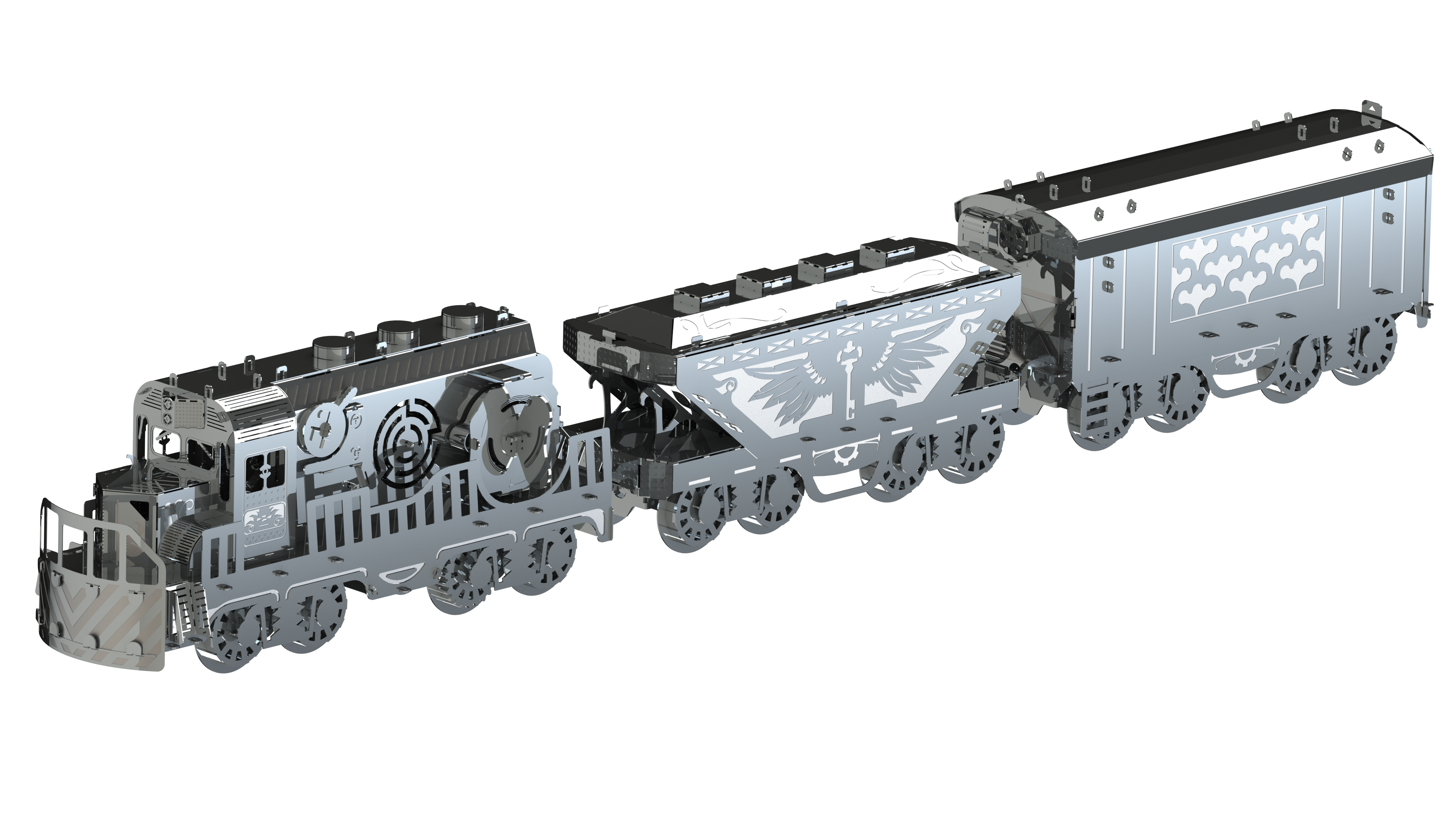 HEAVY LOCO FREIGHT TRAIN