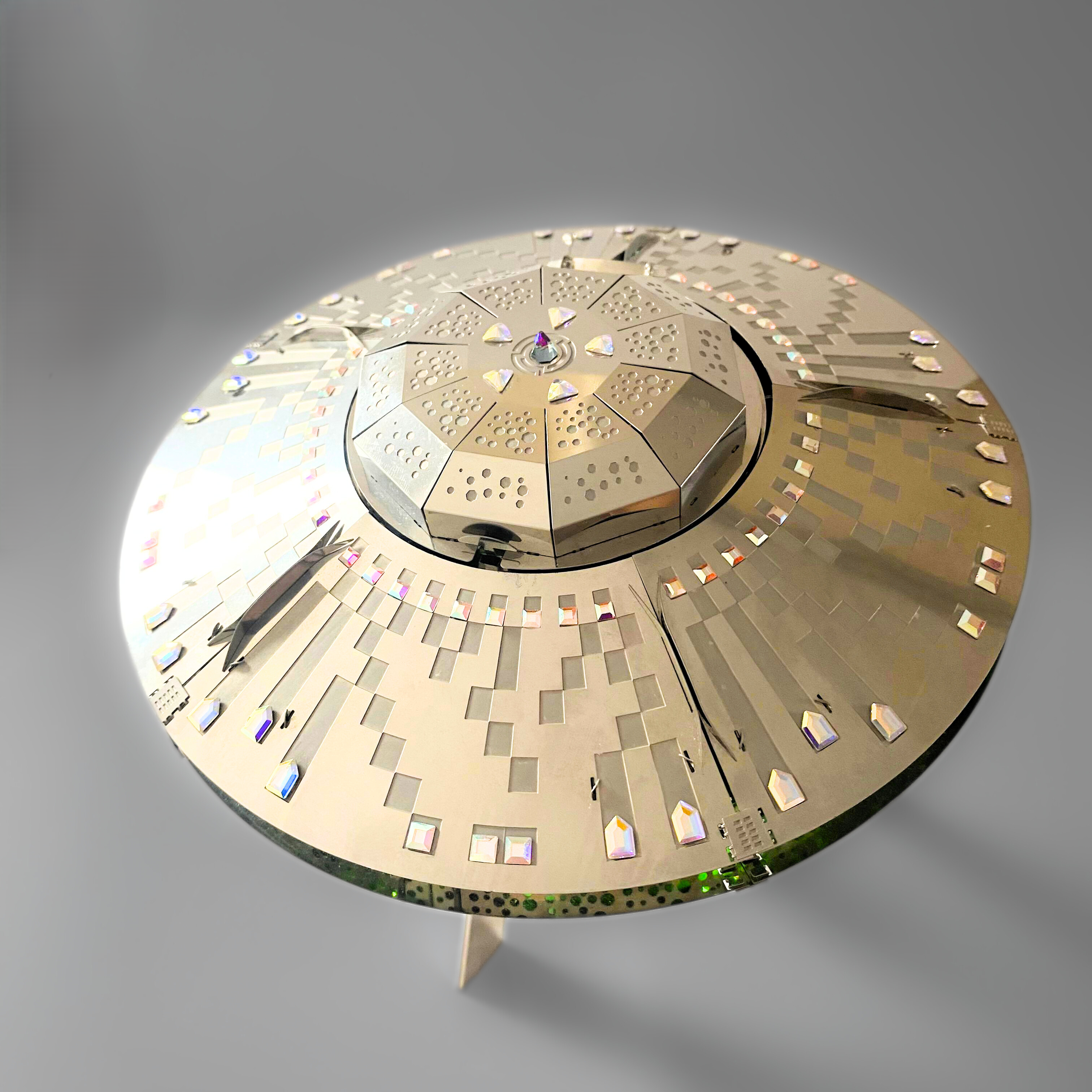 STELLAR RAIDERS UFO EMBELLISHED WITH SWAROVSKI® CRYSTALS